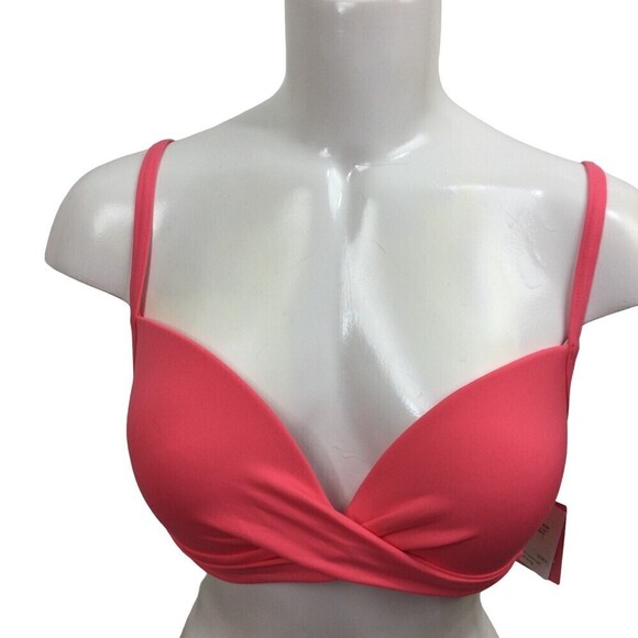 Kate Spade Women Bright Peony Spring Twisted Tie Bikini Bra Top S20280 Large NWT - Picture 1 of 11